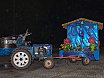 Rücktransport der Karnevalswagen