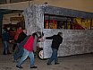 Rücktransport der Karnevalswagen