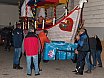 Rücktransport der Karnevalswagen