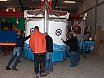 Rücktransport der Karnevalswagen
